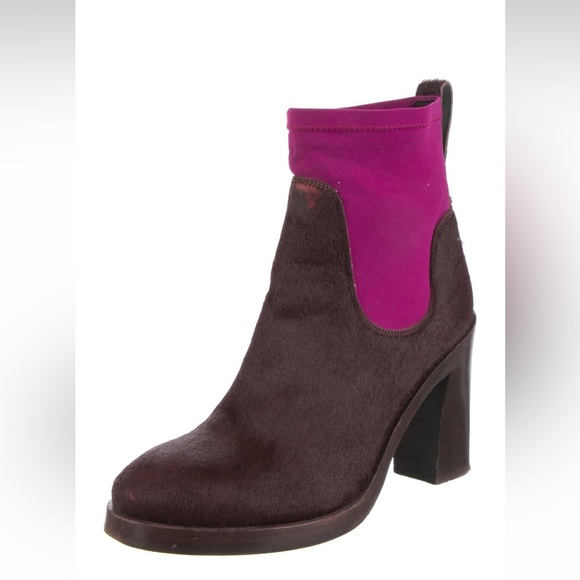 Acne Studios calf pony hair Ankle Chelsea Boots size 36 - Picture 1 of 7